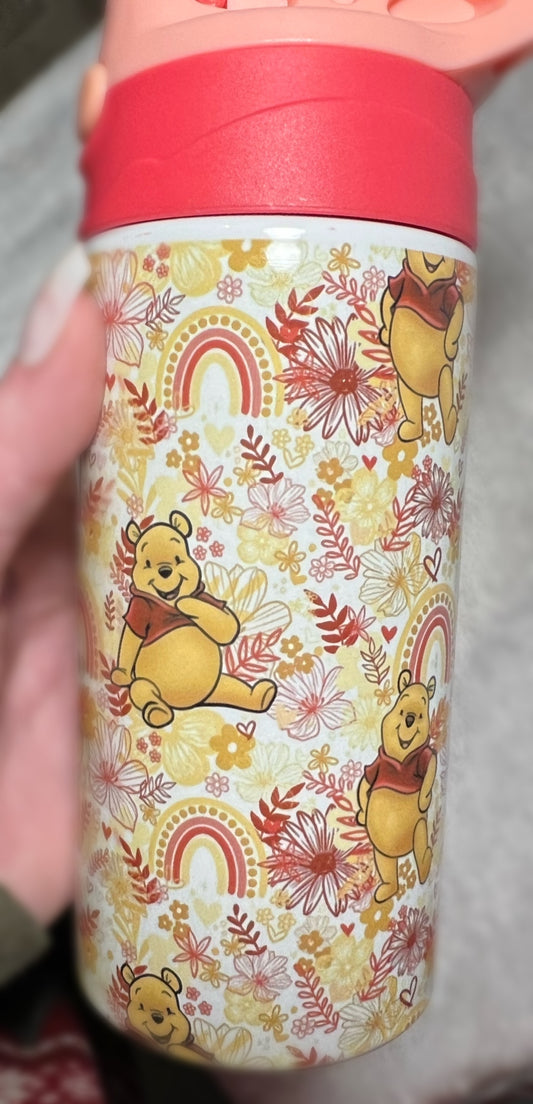 Boho Bear 12 oz Kids Bottle