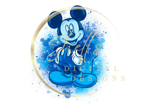 Blue Mouse PNG